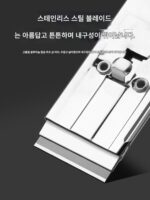 유리 접착제 제거 삽 세척 유물 다기능 스테인레스 스틸 춘절 세척 가정용 망원 세척 칼 - 이미지 2