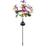 태양열 나비 접지 플러그 시뮬레이션 꽃 등불 야외 방수 안뜰 잔디 장식 조명 발코니 정원 조경 레이아웃 - 이미지 5