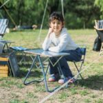 키노코 아웃도어 야외 캠핑 휴대용 접이식 소형 정사각형 테이블 다기능 매달아 두는 테이블 스트림 추적 장비 - 이미지 2