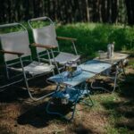 키노코 아웃도어 야외 캠핑 휴대용 접이식 소형 정사각형 테이블 다기능 매달아 두는 테이블 스트림 추적 장비 - 이미지 4