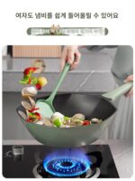 Supor 가벼운 팔각형 냄비 의료용 돌 노스틱 팬 평평한 바닥 프라이팬 가정용 냄비 프라이팬 유도 조리기에 적합합니다. - 이미지 2