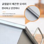 주문제작 상업용 가스 농축 스테인레스 스틸 내부 냄비 튀긴 닭 쇄골 튀긴 반죽 스틱 미트볼 사각형 사각형 프라이팬 - 이미지 2