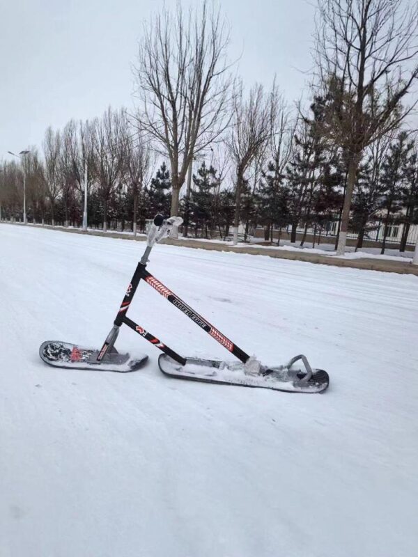 2024 스키 시즌 성인 스키카 두꺼워진 알루미늄 스키보드 두꺼워진 알루미늄 트렌디 플레이 스키카