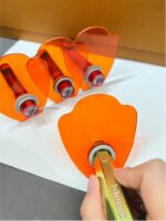 Jiajiaxi 네일 아트 원라인 라이트 실드 아이 프로텍션 쉐이드 두꺼워진 고투과율 블루라이트 핸드헬드 광선요법기 실드 - 이미지 2