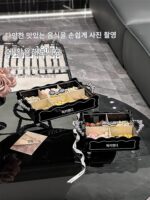 가볍고 고급스러운 밀봉 새해 사탕 상자 말린 과일 접시 거실 커피 테이블 홈 간식 멜론 씨앗과 견과류 디스플레이 접시 과일 접시 - 이미지 4