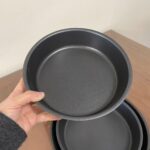 다용도 프라이팬 본체! 독일 수출 304 스테인리스 스틸 플랫 바텀 핸들리스 노스틱 프라이팬 베이킹팬 이동식 핸들 냄비 - 이미지 4