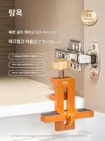 2-in-1 캐비닛 도어 설치 보조 목공 고정 다기능 캐비닛 옷장 도어 인공물 빠른 위치 조정 도구 - 이미지 5