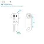 GOPRO 스포츠 카메라 INSTA360 동일 방향 조정 암 Garmin SONY Sony 카메라 확장 브라켓에 적합 - 이미지 3