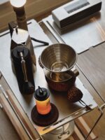 Yanshishan] 일본 TOKYO CRAFTS 스테인리스 스틸 접이식 캠핑 테이블, 다중 조합 랙 포함 - 이미지 5