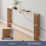 견고한 목재 소파 뒷부분 랙 벽면 거실 수납 침실 침대 머리와 꼬리 공간 활용 틈새 길고 좁은 캐비닛