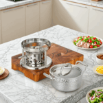 304 스테인리스 스틸 싱글 소형 핫팟 1인용 1포트 상업용 가정용 인덕션 쿠커 스페셜 핫팟 냄비 고급 냄비 - 이미지 4