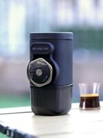 Zhenhang 휴대용 에스프레소 머신 가정용 핸드프레스 소형 차량 장착형 야외 캠핑 미니 수동 파우더 캡슐 농축 - 이미지 3