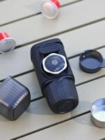 Zhenhang 휴대용 에스프레소 머신 가정용 핸드프레스 소형 차량 장착형 야외 캠핑 미니 수동 파우더 캡슐 농축 - 이미지 4