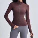 KAYANTY 가을과 겨울 플러스 벨벳 스포츠 긴팔 피트니스 의류 여성용, 방풍 및 따뜻한 요가 의류, 고탄성 셰이핑 타이츠 - 이미지 4