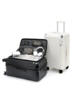 확장 및 두꺼워진 5륜 지퍼 대용량 다기능 브레이크 지퍼 트롤리 케이스 남녀 학생 여행 케이스 28 - 이미지 3