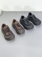 소가죽 레트로 플랫폼 슈즈 여성화 2025년 봄 신상 두꺼운 밑창 못생긴 큰 머리 슈즈 가벼운 스포츠 캐주얼 슈즈 - 이미지 5