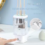 메이크업 브러쉬 자동 세척기 게으른 전기 뷰티 에그 파우더 퍼프 파우더 세척기 브러쉬 보관 상자 보관통 - 이미지 2
