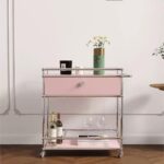 중고 트롤리 텍타 다이닝카 바우하우스 인터넷 셀럽 홈 스토리지 트롤리 거실 이동식 사이드 테이블 - 이미지 3