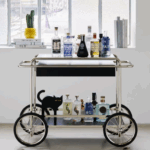 중고 트롤리 텍타 다이닝카 바우하우스 인터넷 셀럽 홈 스토리지 트롤리 거실 이동식 사이드 테이블 - 이미지 4