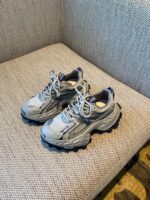 【TFM】여성용 두꺼운 밑창 아빠화 2025년 봄 신스타일 러빙 컬러 올드 레트로 다용도 캐주얼 여성 운동화 - 이미지 3