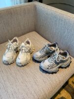 【TFM】여성용 두꺼운 밑창 아빠화 2025년 봄 신스타일 러빙 컬러 올드 레트로 다용도 캐주얼 여성 운동화 - 이미지 5