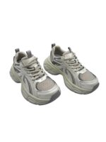 여성용 정품 가죽 두꺼운 밑창 아빠화 2025년 신상 레트로 트렌드 발이 보이는 작은 키 키우기 캐주얼 올매치 인기 스포츠화 - 이미지 5