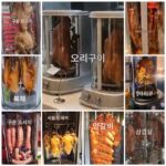 공식 정품 무연 회전 오븐 휴대용 노점 포크 바베큐 오리 오븐 샤와르마 바베큐 올인원 직접 판매 - 이미지 2