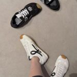 빅헤드 포레스트 검프 슈즈 정품가죽 발레 캐주얼 스포츠화 파워스타일 동일스타일 덱슨 슈즈 초봄 신상 두꺼운 밑창 여성화 - 이미지 2