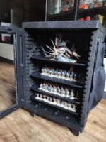 Anyun Warhammer Warhammer Army Box 테이블 게임 보관 상자는 보관 캐비닛 미니어처 모델 운송 상자로 사용할 수 있습니다.