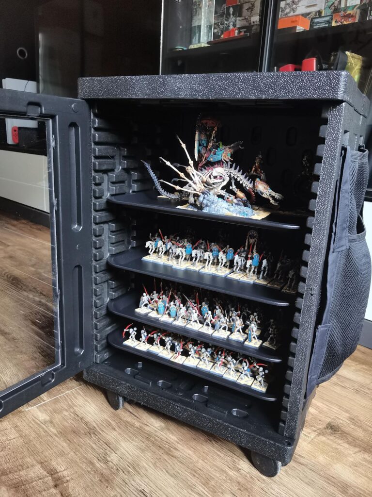 Anyun Warhammer Warhammer Army Box 테이블 게임 보관 상자는 보관 캐비닛 미니어처 모델 운송 상자로 사용할 수 있습니다.