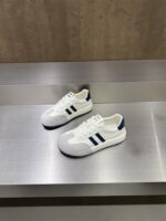 2025년 봄 신상품 Dexun Shoes 여성용 정품 가죽 레저 스포츠 다재다능한 레이스업 편안한 경량 레트로 Forrest Gump 신발 - 이미지 2