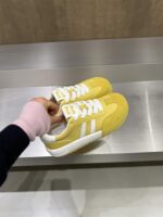 2025년 봄 신상품 Dexun Shoes 여성용 정품 가죽 레저 스포츠 다재다능한 레이스업 편안한 경량 레트로 Forrest Gump 신발 - 이미지 3