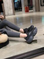 여성용 두꺼운 밑창 아빠화 2025년 봄 신상품 Ankola 레드 그레이 다용도 네트 셀러브리티 파리 키높이 캐주얼 스포츠화 - 이미지 3