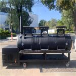 대형 미국산 훈제 바베큐 퍼니스 상업용 야외 저온 과일 숯불 구이 훈제 조림 바베큐 퍼니스 텍사스 바베큐 퍼니스 - 이미지 4