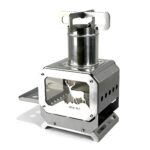 Janson 야외 화재 창 데스크탑 나무 스토브 탄소 스토브 텐트 난방 야생 캠핑 스테인리스 스틸 접이식 미니 오븐 - 이미지 2