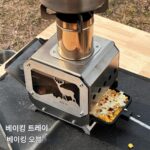 Janson 야외 화재 창 데스크탑 나무 스토브 탄소 스토브 텐트 난방 야생 캠핑 스테인리스 스틸 접이식 미니 오븐 - 이미지 3