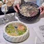 세라믹 밀봉 과일 접시 거실 가정용 커피 테이블 고급 과일 접시 간식 디스플레이 접시 말린 과일 보관 상자 사탕 상자 - 이미지 2