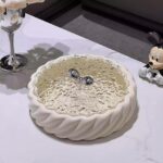 세라믹 밀봉 과일 접시 거실 가정용 커피 테이블 고급 과일 접시 간식 디스플레이 접시 말린 과일 보관 상자 사탕 상자 - 이미지 5