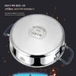 리벳 없는 국그릇 316 스테인리스 식품등급 가정용 두꺼운 대용량 조리용 냄비 유도 밥솥 특수 핫팟 냄비 - 이미지 5