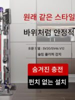 다이슨 보관 브라켓 V12 디텍트 슬림 플러피 다이슨 진공 청소기 SV20/46 액세서리에 적합