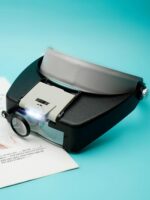 노인을 위한 조명이 있는 헤드마운트 돋보기 HD 10배 전자 회로 기판 시계 수리 특수 돋보기 - 이미지 5