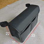 세발자전거 걸이 가방 유모차 휠체어 팔걸이 낚시 상자 보관 가방 측면 걸이 가방 뒷면 걸이 가방 방수 보관 가방