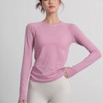 [빅토리아] 속건성 통기성 요가 타이츠 슬리밍 스포츠 긴팔 러닝 피트니스 의류 여성용