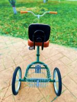 신상 성인 레저 아웃도어 접이식 자전거 삼륜차 레트로 라이트 운동차 네트 셀러브리티 워킹 쇼핑차 - 이미지 2