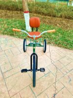 신상 성인 레저 아웃도어 접이식 자전거 삼륜차 레트로 라이트 운동차 네트 셀러브리티 워킹 쇼핑차 - 이미지 3