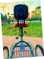 신상 성인 레저 아웃도어 접이식 자전거 삼륜차 레트로 라이트 운동차 네트 셀러브리티 워킹 쇼핑차 - 이미지 4