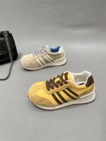 매트 가죽 레트로 Dexun 여성용 슈즈 2025년 봄 신상 컬러 매칭 가볍고 두꺼운 밑창 캐주얼 스포츠 슈즈 Forrest Gump 슈즈 - 이미지 3