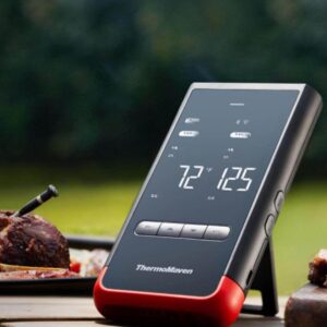 ThermoMaven P2 무선 바베큐 온도 프로브 키트 듀얼/쿼드 온도계 디스플레이 베이스 스테이션