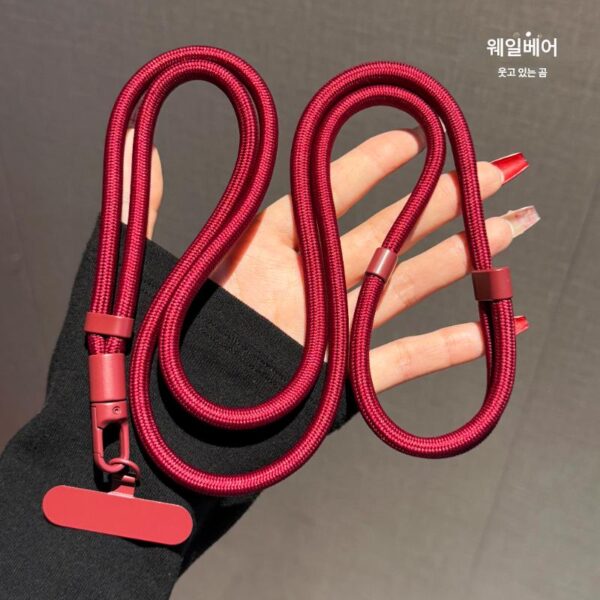 고급 회전 버클 휴대폰 끈, 조절 가능한 어깨 및 목 스트랩, 강력하고 분실 방지 및 낙하 방지 다기능 휴대폰 체인