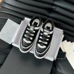 소가죽버전 ~ 샤넬스타일 25C 두꺼운 밑창 캐주얼 스니커즈 초봄 신상 라운드 투 레이스업 컬러블로킹 다재다능 스포츠화 - 이미지 4